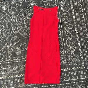 ESCADA  red shift dress